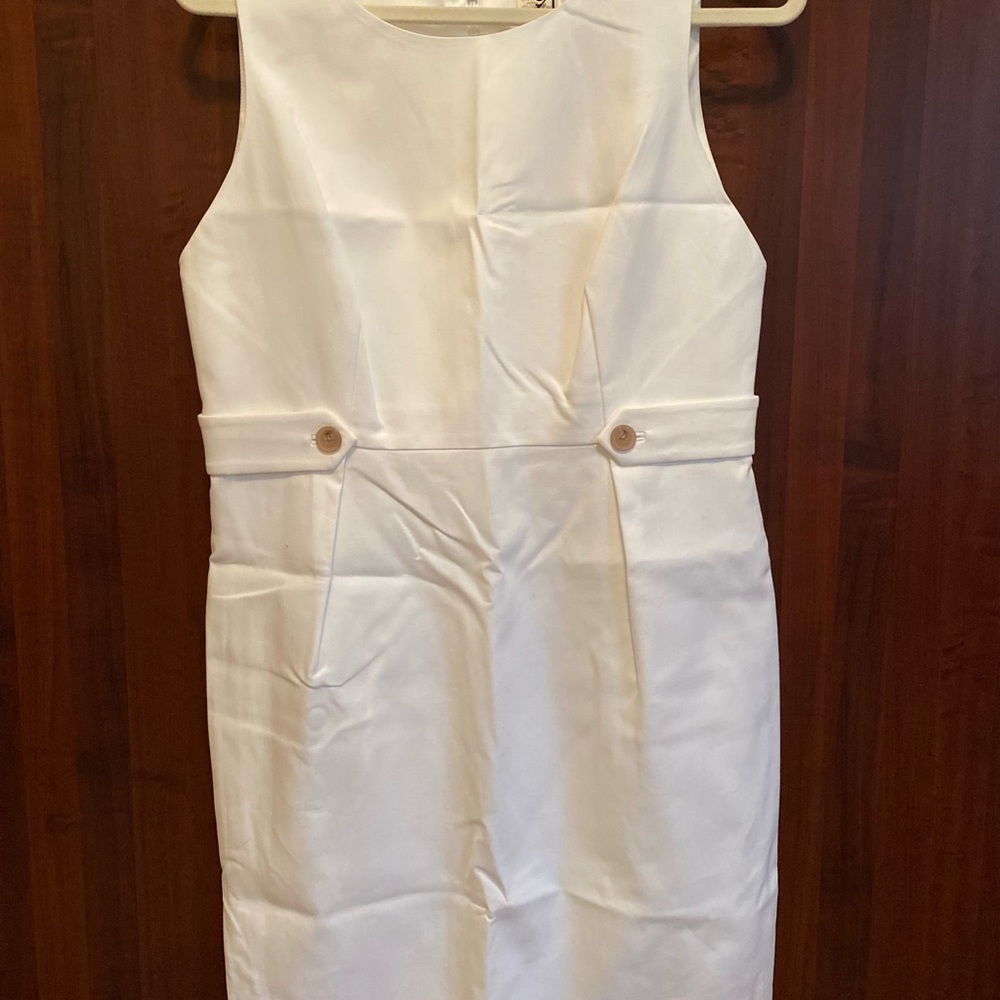NWT J Crew White Suit Dress